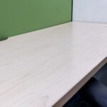 Green fabric option for office cubicles.